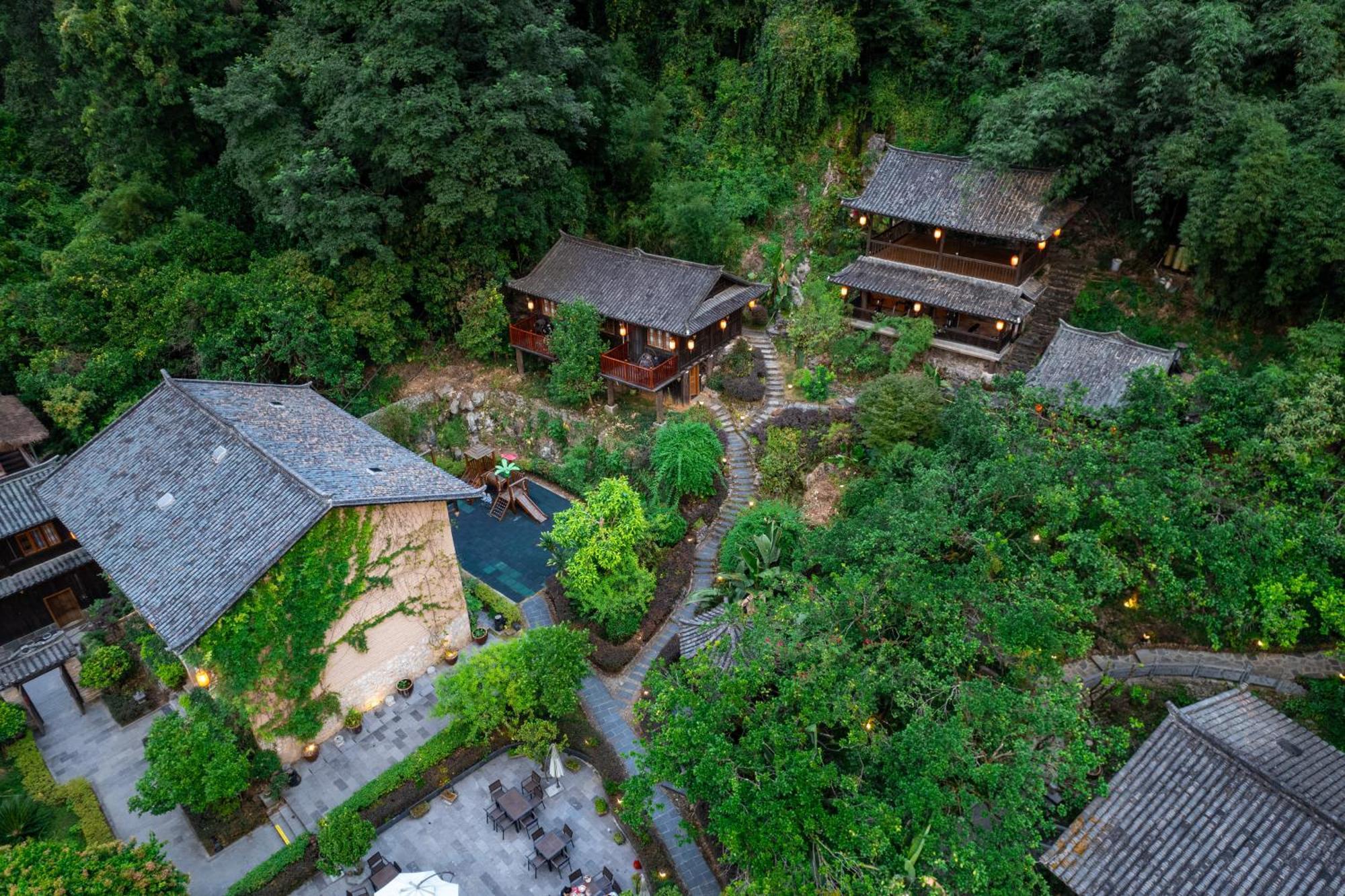 Yangshuo Ancient Garden Boutique Hotel-Free Pick Up From Airport Or Ts Over 3 Nights Kültér fotó