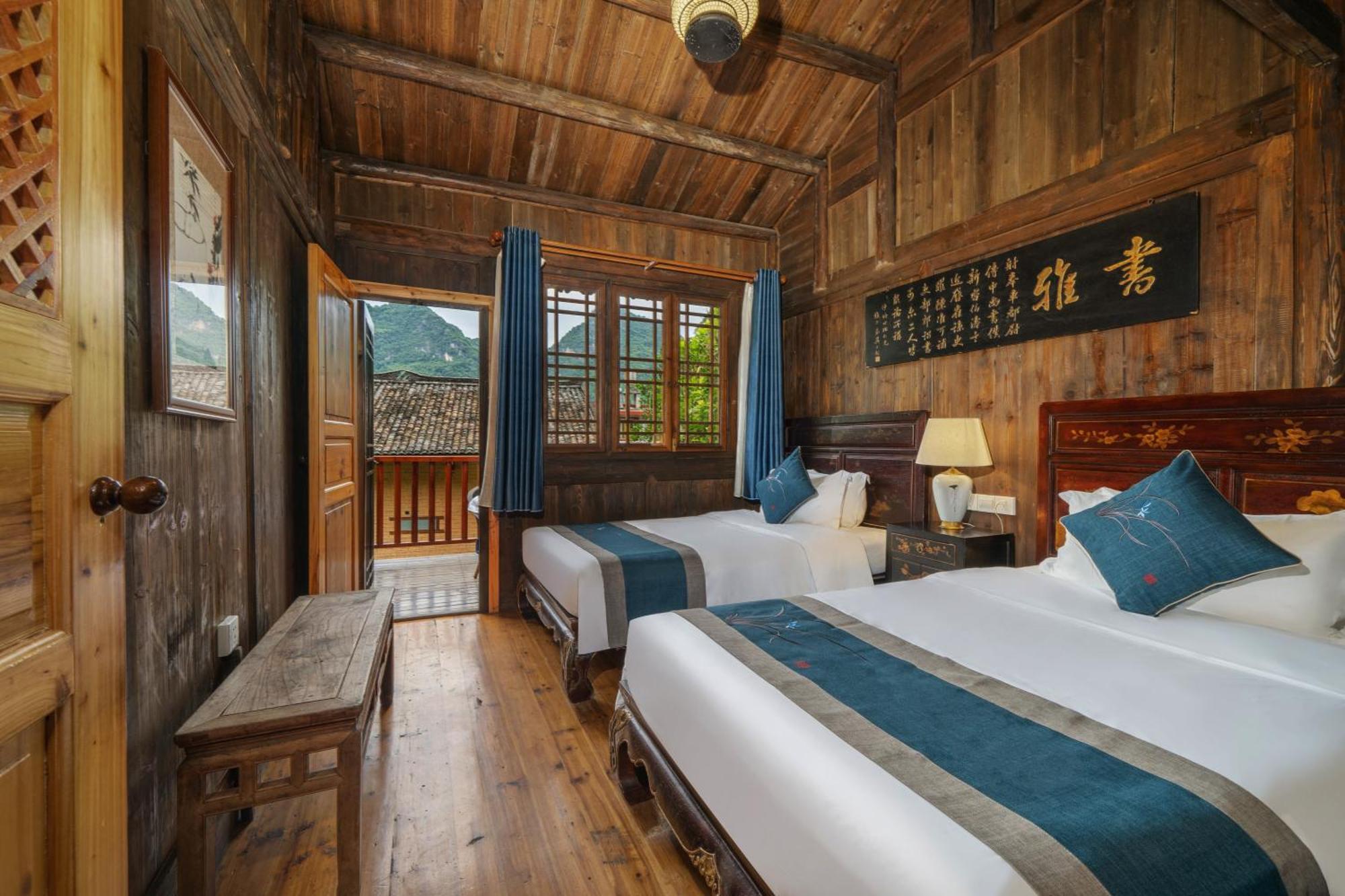 Yangshuo Ancient Garden Boutique Hotel-Free Pick Up From Airport Or Ts Over 3 Nights Kültér fotó