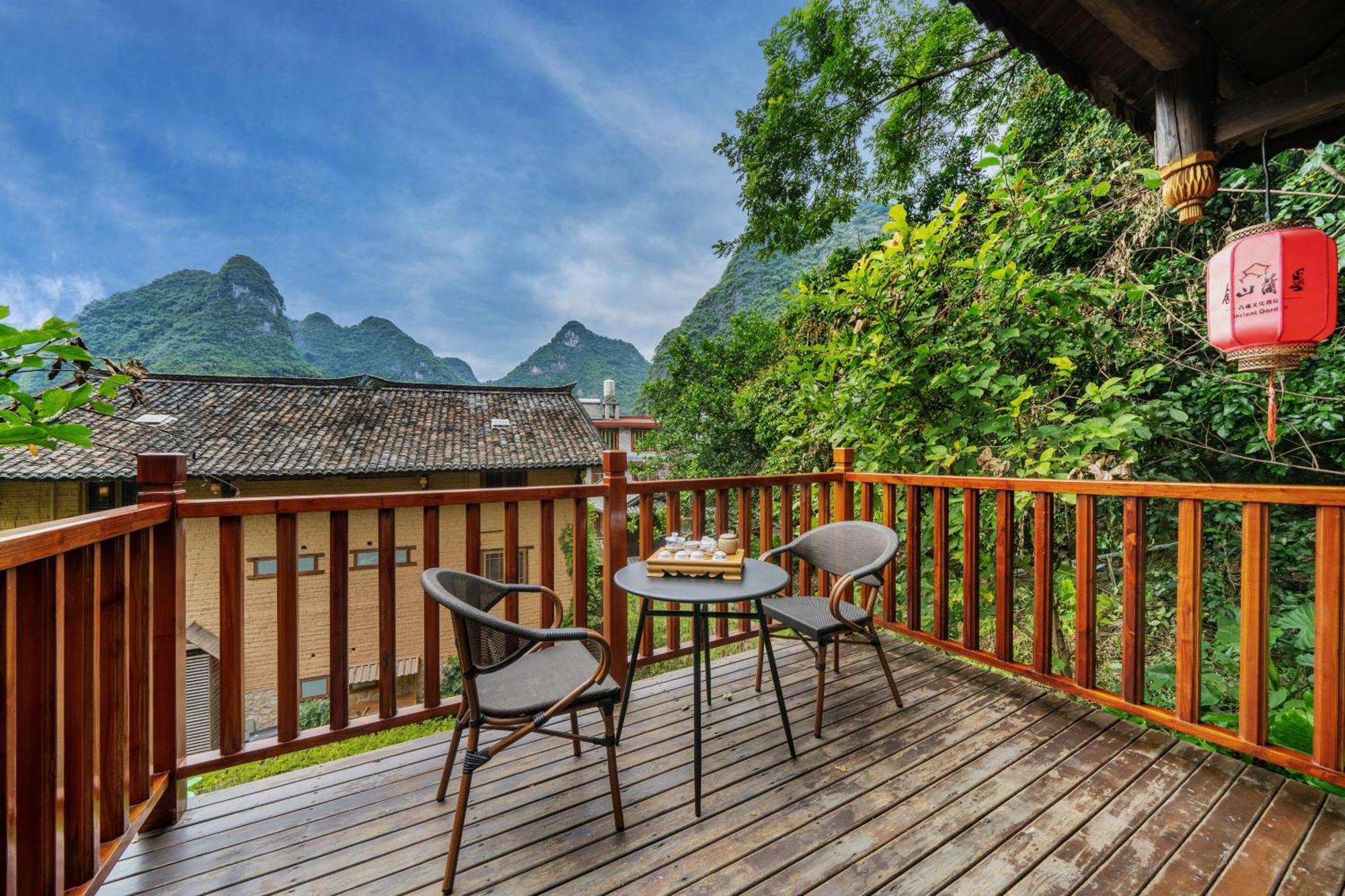 Yangshuo Ancient Garden Boutique Hotel-Free Pick Up From Airport Or Ts Over 3 Nights Kültér fotó