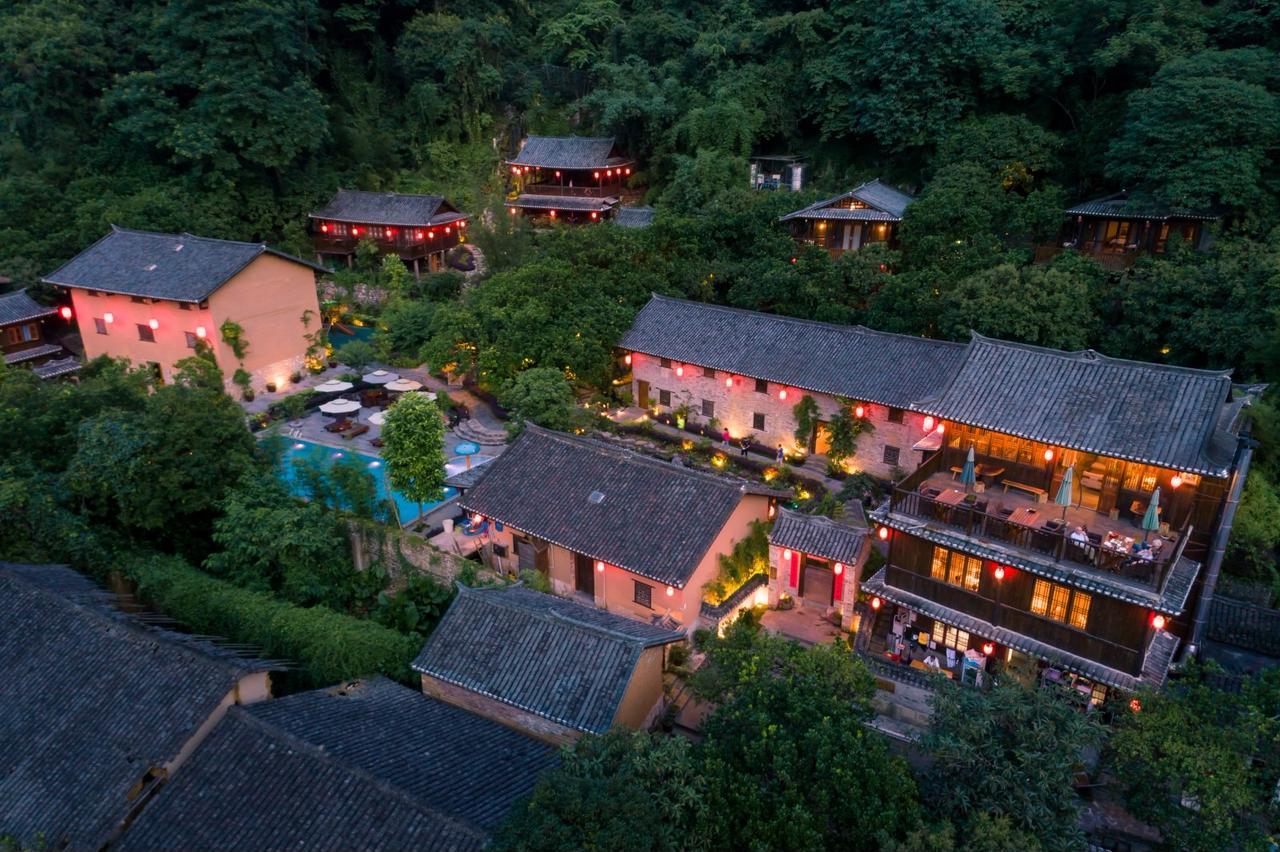 Yangshuo Ancient Garden Boutique Hotel-Free Pick Up From Airport Or Ts Over 3 Nights Kültér fotó