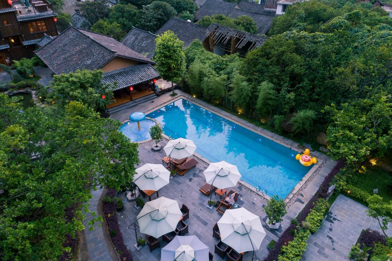 Yangshuo Ancient Garden Boutique Hotel-Free Pick Up From Airport Or Ts Over 3 Nights Kültér fotó